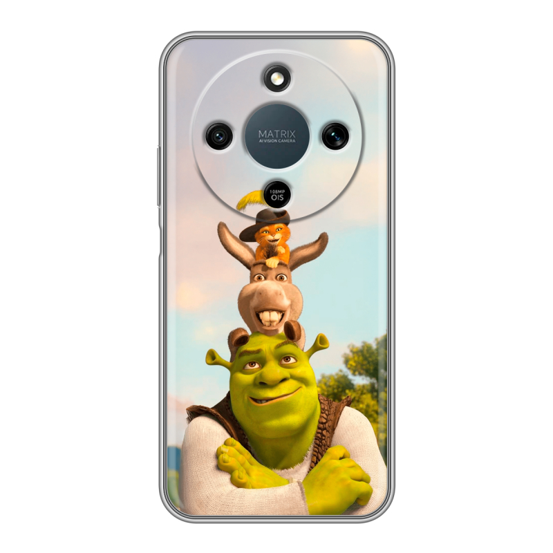 Силиконовый чехол на Honor X9d с принтом Шрек Shrek Силиконовый чехол на Honor X9d с принтом Шрек Shrek