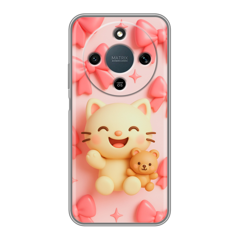 Силиконовый чехол на Honor X9d с принтом для девочек Силиконовый чехол на Honor X9d с принтом для девочек