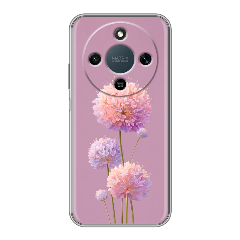 Силиконовый чехол на Honor X9d с принтом Цветы Силиконовый чехол на Honor X9d с принтом Цветы