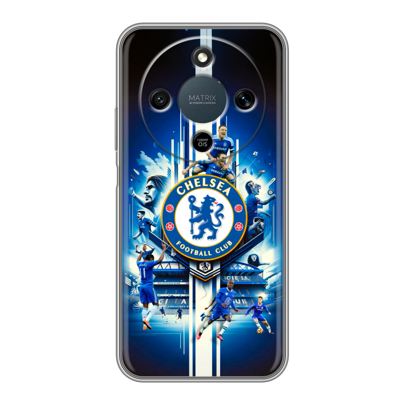 Силиконовый чехол на Honor X9d с принтом Chelsea Челси Силиконовый чехол на Honor X9d с принтом Chelsea Челси