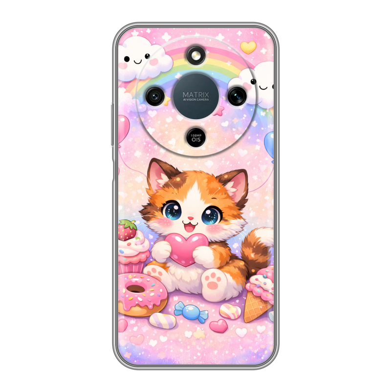 Силиконовый чехол на Honor X9d с принтом для девочек Силиконовый чехол на Honor X9d с принтом для девочек