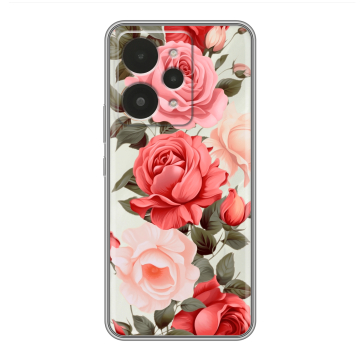 Силиконовый чехол на Realme 15 с принтом Розы Силиконовый чехол на Realme 15 с принтом Розы