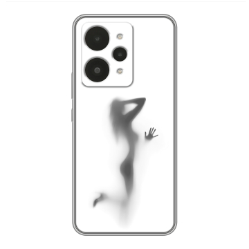 Силиконовый чехол на Realme 15 с принтом Силуэт