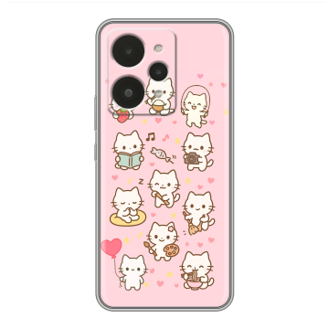 Силиконовый чехол на Realme 15 с принтом Hello Kitty Хелоу Кити