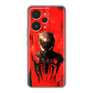 Силиконовый чехол на Realme 15 с принтом человек паук spiderman