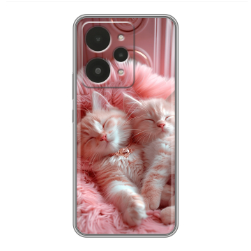 Силиконовый чехол на Realme 15 с принтом котята котики Силиконовый чехол на Realme 15 с принтом котята котики