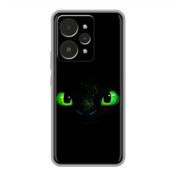 Силиконовый чехол на Realme 15 с принтом Как приручить дракона