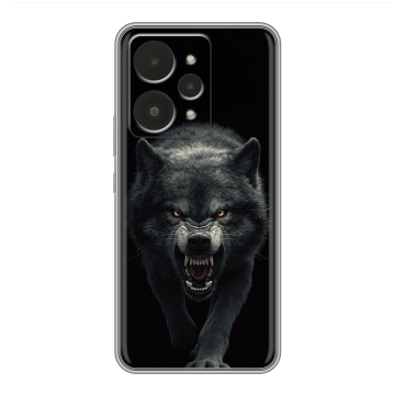 Силиконовый чехол на Realme 15 с принтом Волк