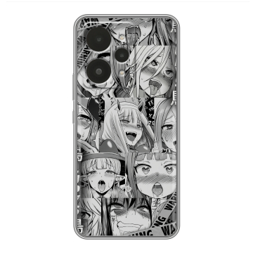 Силиконовый чехол на Realme 15 с принтом Ahegao Ахегао Аниме Силиконовый чехол на Realme 15 с принтом Ahegao Ахегао Аниме