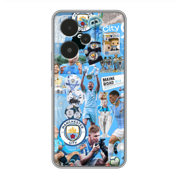 Силиконовый чехол на Realme 15 с принтом Man City Манчестер Сити Силиконовый чехол на Realme 15 с принтом Man City Манчестер Сити