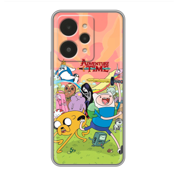 Силиконовый чехол на Realme 15 с принтом Adventure time Время приключений Силиконовый чехол на Realme 15 с принтом Adventure time Время приключений