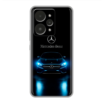 Силиконовый чехол на Realme 15 с принтом Mercedes Мерседес