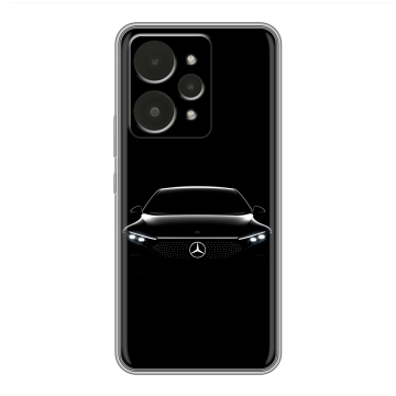 Силиконовый чехол на Realme 15 с принтом Mercedes Мерседес
