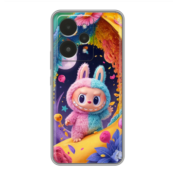 Силиконовый чехол на Realme 15 с принтом Labubu Лабубу Силиконовый чехол на Realme 15 с принтом Labubu Лабубу