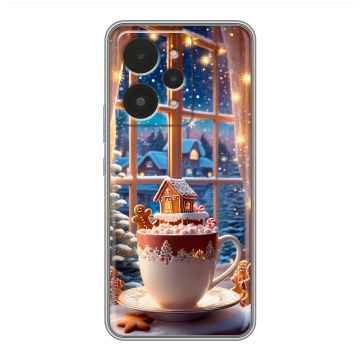 Силиконовый чехол на Realme 15 с принтом Новый год Силиконовый чехол на Realme 15 с принтом Новый год