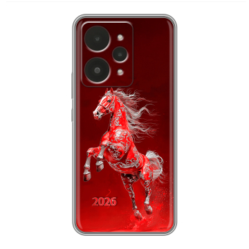 Силиконовый чехол на Realme 15 с принтом Новый год Силиконовый чехол на Realme 15 с принтом Новый год
