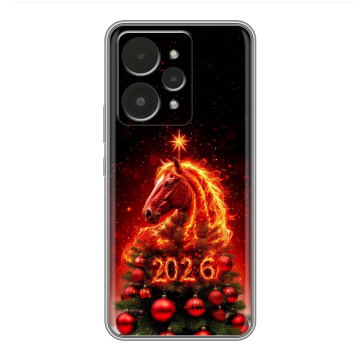 Силиконовый чехол на Realme 15 с принтом Новый год Силиконовый чехол на Realme 15 с принтом Новый год