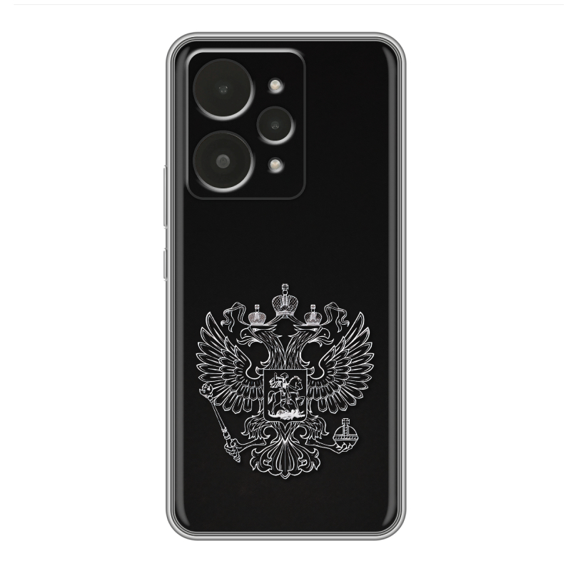 Силиконовый чехол на Realme 15 с принтом Герб России Силиконовый чехол на Realme 15 с принтом Герб России