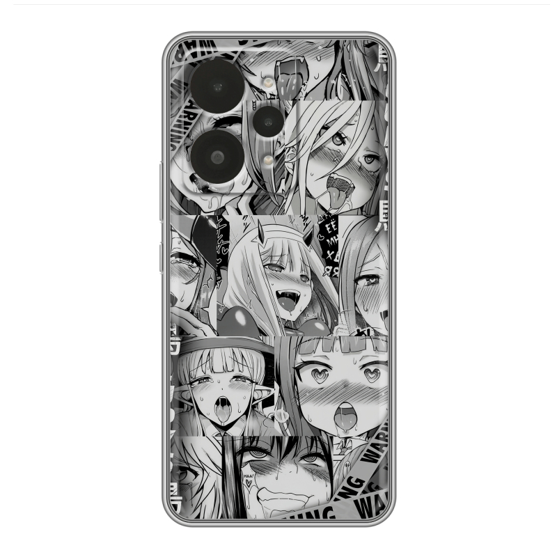 Силиконовый чехол на Realme 15 с принтом Ahegao Ахегао Аниме Силиконовый чехол на Realme 15 с принтом Ahegao Ахегао Аниме