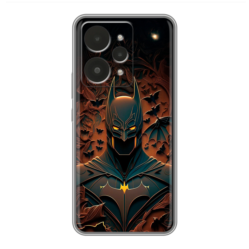 Силиконовый чехол на Realme 15 с принтом Batman Бэтмен Силиконовый чехол на Realme 15 с принтом Batman Бэтмен