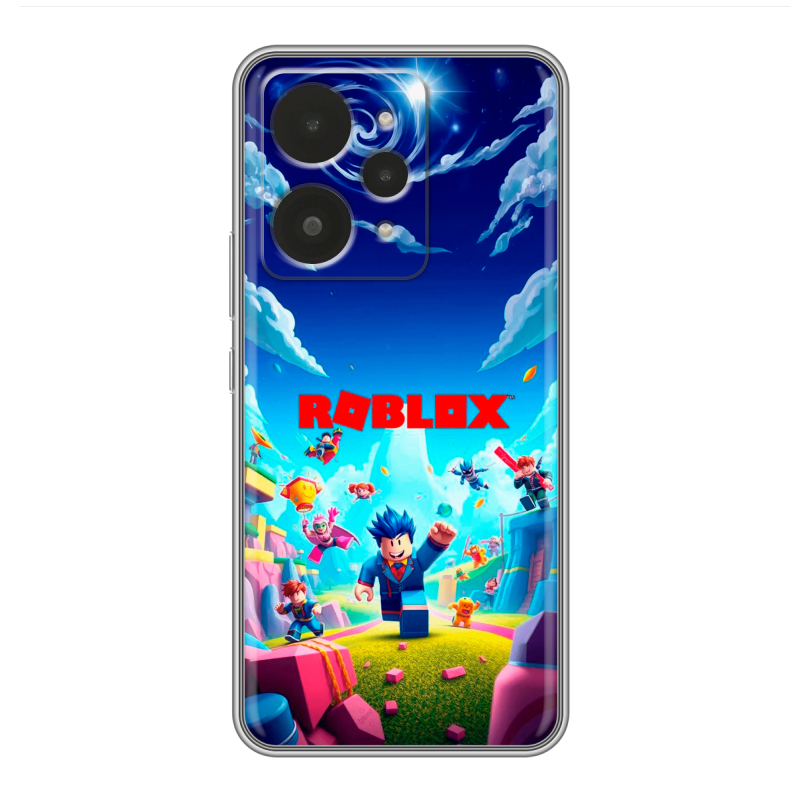 Силиконовый чехол на Realme 15 с принтом Roblox Роблокс Силиконовый чехол на Realme 15 с принтом Roblox Роблокс