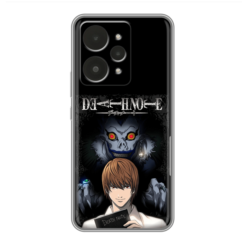 Силиконовый чехол на Realme 15 с принтом Death note Тетрадь смерти Силиконовый чехол на Realme 15 с принтом Death note Тетрадь смерти