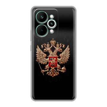 Силиконовый чехол на Realme 15 Pro с принтом Герб России