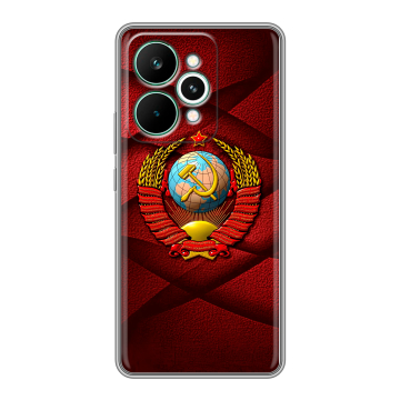 Силиконовый чехол на Realme 15 Pro с принтом Герб СССР Силиконовый чехол на Realme 15 Pro с принтом Герб СССР