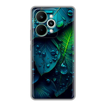 Силиконовый чехол на Realme 15 Pro с принтом Листья Силиконовый чехол на Realme 15 Pro с принтом Листья