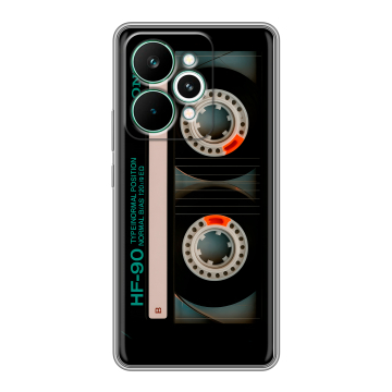 Силиконовый чехол на Realme 15 Pro с принтом Кассета Силиконовый чехол на Realme 15 Pro с принтом Кассета