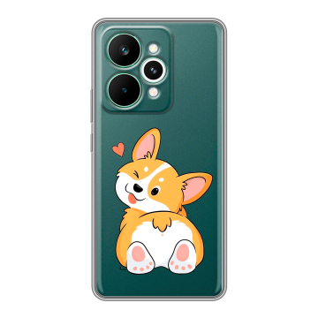 Силиконовый чехол на Realme 15 Pro с принтом Корги Силиконовый чехол на Realme 15 Pro с принтом Корги