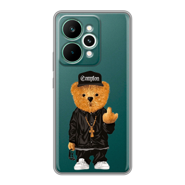 Силиконовый чехол на Realme 15 Pro с принтом Плюшевый медведь Силиконовый чехол на Realme 15 Pro с принтом Плюшевый медведь