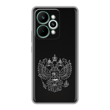Силиконовый чехол на Realme 15 Pro с принтом Герб России