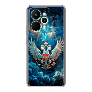 Силиконовый чехол на Realme 15 Pro с принтом Герб флаг России Силиконовый чехол на Realme 15 Pro с принтом Герб флаг России