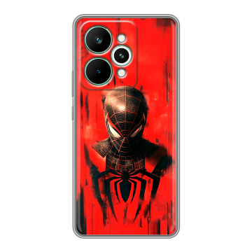 Силиконовый чехол на Realme 15 Pro с принтом человек паук spiderman Силиконовый чехол на Realme 15 Pro с принтом человек паук spiderman