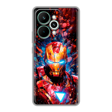 Силиконовый чехол на Realme 15 Pro с принтом Железный человек Ironman Силиконовый чехол на Realme 15 Pro с принтом Железный человек Ironman