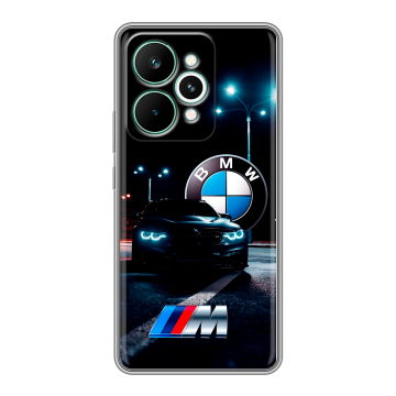 Силиконовый чехол на Realme 15 Pro с принтом БМВ BMW Силиконовый чехол на Realme 15 Pro с принтом БМВ BMW