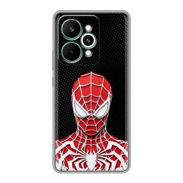 Силиконовый чехол на Realme 15 Pro с принтом человек паук spiderman Силиконовый чехол на Realme 15 Pro с принтом человек паук spiderman