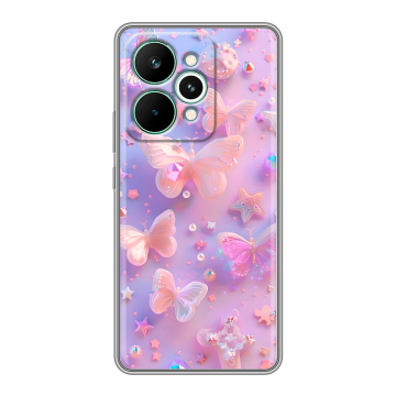 Силиконовый чехол на Realme 15 Pro с принтом Бабочки