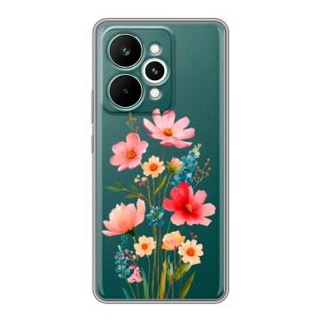 Силиконовый чехол на Realme 15 Pro с принтом Цветы Силиконовый чехол на Realme 15 Pro с принтом Цветы