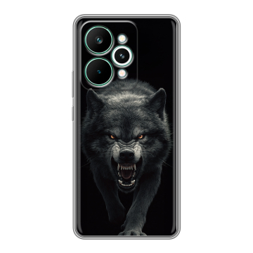 Силиконовый чехол на Realme 15 Pro с принтом Волк Силиконовый чехол на Realme 15 Pro с принтом Волк