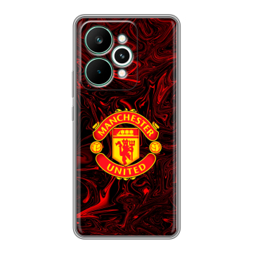 Силиконовый чехол на Realme 15 Pro с принтом Manchester United Силиконовый чехол на Realme 15 Pro с принтом Manchester United