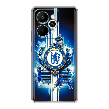 Силиконовый чехол на Realme 15 Pro с принтом Chelsea Челси Силиконовый чехол на Realme 15 Pro с принтом Chelsea Челси