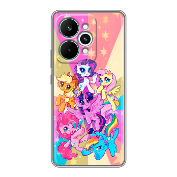 Силиконовый чехол на Realme 15 Pro с принтом My little pony Дружба чудо Силиконовый чехол на Realme 15 Pro с принтом My little pony Дружба чудо
