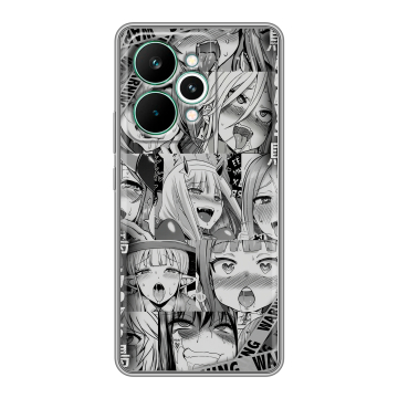 Силиконовый чехол на Realme 15 Pro с принтом Ahegao Ахегао Аниме Силиконовый чехол на Realme 15 Pro с принтом Ahegao Ахегао Аниме
