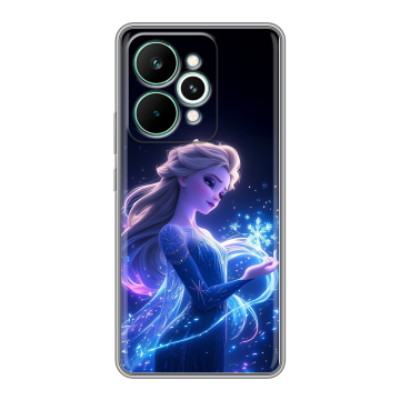 Силиконовый чехол на Realme 15 Pro с принтом Холодное сердце Frozen Силиконовый чехол на Realme 15 Pro с принтом Холодное сердце Frozen