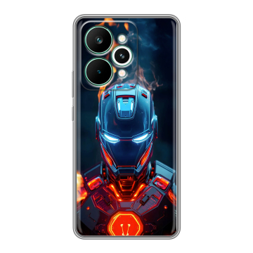 Силиконовый чехол на Realme 15 Pro с принтом IronMan Железный человек Силиконовый чехол на Realme 15 Pro с принтом IronMan Железный человек