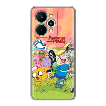 Силиконовый чехол на Realme 15 Pro с принтом Adventure time Время приключений Силиконовый чехол на Realme 15 Pro с принтом Adventure time Время приключений