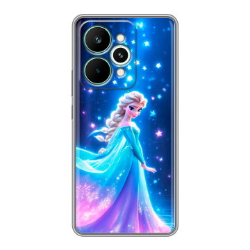 Силиконовый чехол на Realme 15 Pro с принтом Холодное сердце Frozen Силиконовый чехол на Realme 15 Pro с принтом Холодное сердце Frozen
