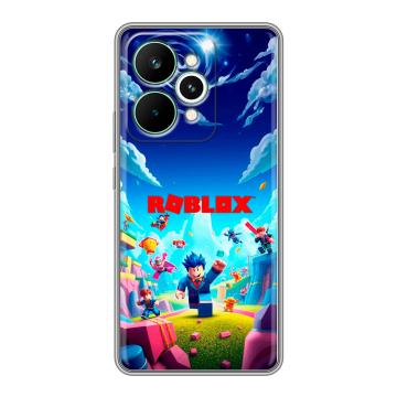 Силиконовый чехол на Realme 15 Pro с принтом Roblox Роблокс Силиконовый чехол на Realme 15 Pro с принтом Roblox Роблокс